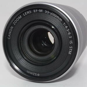 【外観特上級】Canon EF-M55-200mm F4.5-6.3 IS STM(シルバー)  #u1160の画像2