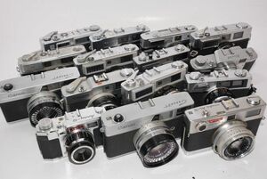 【訳あり】ジャンク レンジファインダー フィルムカメラ 15台まとめて Canon MINOLTA など色々 #e8521