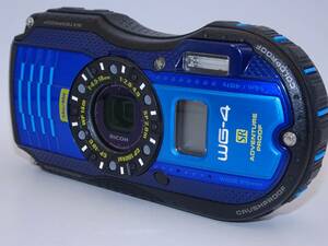【外観特上級】RICOH 防水デジタルカメラ RICOH WG-4GPS ブルー
