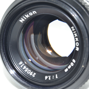 【外観特上級】ニコン Nikon New NIKKOR 50mm F1.4 非Ai 単焦点  #e8358-1の画像4