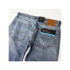 Levis505 リーバイス505 レギュラー ストレッチ クール DRY ストレート ライトブルー W33L32 00505-1772 24-0410-5-7の画像4