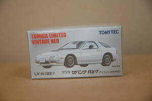  Tomica Limited Vintage Neo 1/64 LV-N192c Mazda Savanna RX-7 Efini white 89 year 