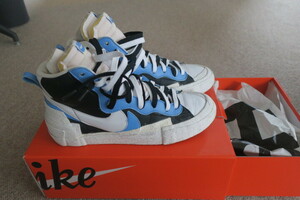 NIKE × sacai 21SS BLAZER MID ブレーザーミッド US９ ホワイト