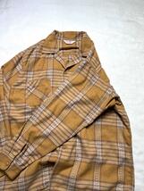 デザイン着心地抜群　Dan River check shirt 刺繍チェック　ネルシャツ　　復刻　L_画像4