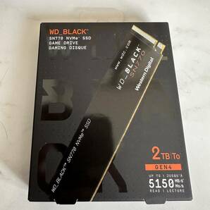 Western Digital WD BLACK SN770 2TB M.2 NVMe SSD 内蔵SSD GEN4 新品未開封品の画像1