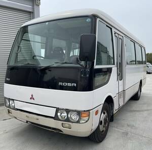  Rosa 5 speed MT 4WD lift PG gate microbus Civilian Reise Coaster sleeping area in the vehicle van life well cab camping Trampo 