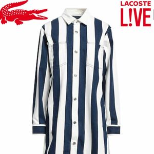 【美品】クリーニング済　LACOSTE L!VE デニムワンピース　デニムコート