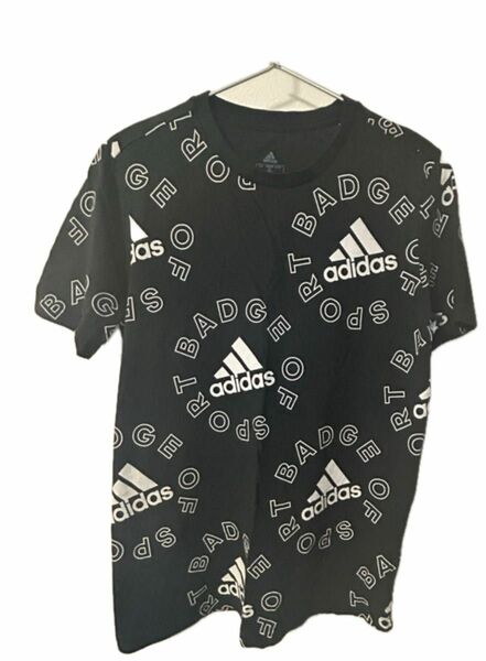 【adidas】ロゴプリントTシャツ Ｍサイズ アディダス