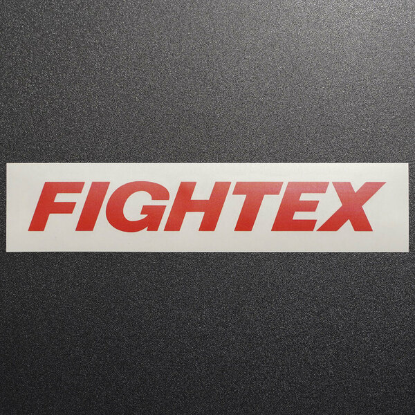 新品・未使用 FIGHTEX ファイテックス カッティングステッカー 1枚 レッド 縦29mm×横200mm |ロゴ|デカール|切り文字|切文字|新品|送料無料