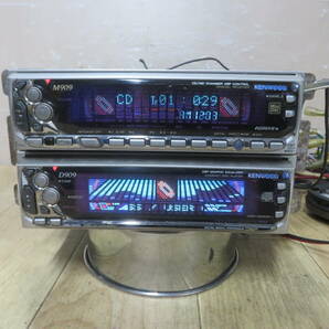 動作保証付★A28/KENWOOD ケンウッド  D909 M909  CD MDプレーヤー カーオーディオ  デッキの画像1