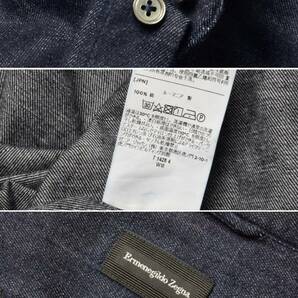 6,6万【現Zegna エルメネジルドゼニア 新品】◇通年物◇違いが分かる最高級コットン◇端正で色っぽい完璧な襟型◇男の定番ダンガリーシャツの画像9