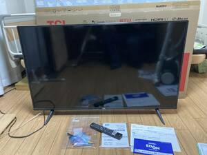 2021年製 TCL 50V型4Kチューナー内蔵液晶スマートテレビ 50P615 中古動作品