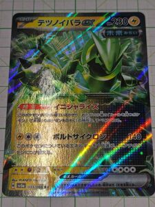 ポケモンカードゲーム テツノイバラex RR ダブルレア sv5a 033/066 クリムゾンヘイズ プレイ用