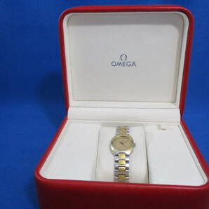 稼働品 OMEGA Ω オメガ SEAMASTER シーマスター ポラリス レディース クォーツ ゴールド文字盤 腕時計の画像5
