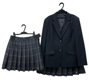 bw_2417k large size 3 point set Kanagawa prefecture prefecture . Yokosuka south high school winter clothes blaser uniform top and bottom set + for summer skirt woman uniform 