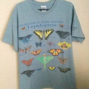 蝶々 バタフライ Tシャツ M