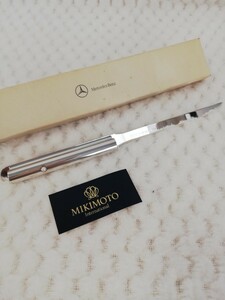 〈未使用・保管品〉メルセデス-ベンツ オリジナルペーパーナイフ MIKIMOTO 文房具