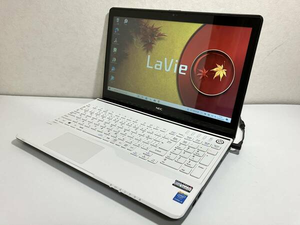 【爆速新SSD512GB☆メモリ8GB☆タッチパネル♪】☆NEC LS550/T （白）☆ Core i5 4210M☆カメラ/USB3.0☆