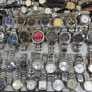腕時計 大量 250点 14kg セット まとめ ジャンク SEIKO/CITIZEN/ORIENT/DIESEL/MARC JACOBS/CLEVELAND/LUKIA/agnis.b 他 インボイス可 0425の画像7