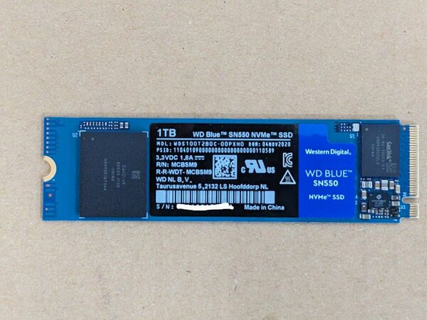 WD Blue SN550 M.2 NVMe接続SSD 1TB