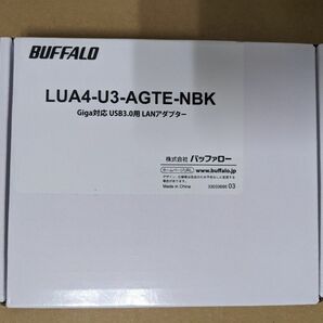 BUFFALO 有線LANアダプター LUA4-U3-AGTE-NBK 新品