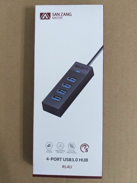 SAN ZANG MASTER USB3.0 4ポートハブ 未使用品
