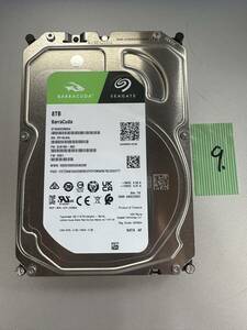 SEAGATE BarraCuda 3.5インチ 8TB 内蔵ハードディスク HDD SATA ST8000DM004 動作確認済み。