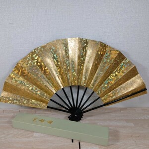 ② gold Mai fan fan Mai . box attaching Japan dancing kimono small articles 