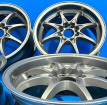 希少 RAYS VOLKRACING GR-NR レイズ ボルクレーシング グループNR 15インチ 7J+43 4H100 リペア 補修前提 再塗装品_画像5