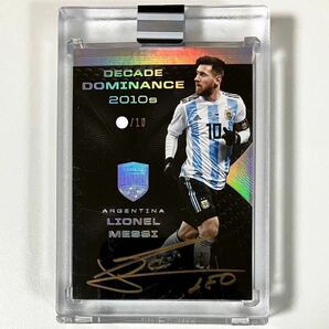 直書き!! 2018 Panini Eminence Soccer Lionel Messi On Card Auto /10 メッシ 直筆サインカード 10枚限定 アルゼンチン代表 未開封の画像1