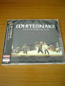 ◆新譜 WHITESNAKE/LIVE IN THE UK 1978◆完全限定盤 ホワイトスネイク 新作美品◆