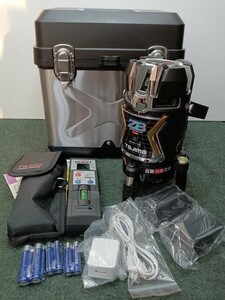 未使用 TAJIMA タジマ フルライン ブルーグリーンレーザー充電式 墨出し器 地墨自動合わせ ナビ機能 (追尾) ZEROBLSN-KJC ZEROB LSN-KJC ②