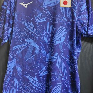 [ミズノ] 東京オリンピック 応援Tシャツ JAPANロゴ 選手団着用 日本代表 レプリカモデル ユニセックス XL
