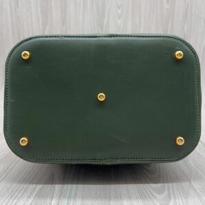 ■美品/絶版■LOEWE ロエベ アントン ショルダーバッグ レザー 金具 レディース ハンド グリーン ボックスの画像3