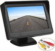 トレンド 4.3インチミニオンダッシュ液晶モニター 2系統映像入力 汎用性抜群_画像3