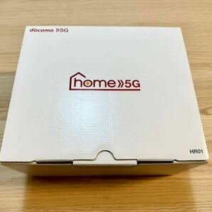 判定◯ 美品 docomo home 5G HR01 Wi-Fiルーター NTTドコモ ダークグレー 送料無料の画像1