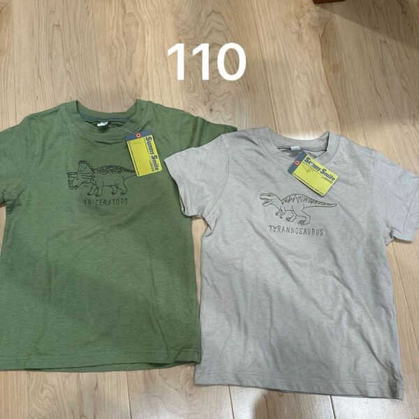 西松屋 Tシャツ 半袖Tシャツ 110 恐竜