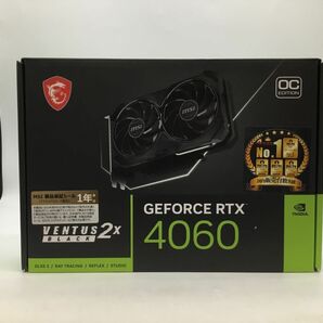 未使用品【msi】グラフィックボード GeForce RTX 4060 VENTUS 2X BLACK OC EDITION NVIDIA グラボ ビデオカード【郡山うねめ通り店】の画像1