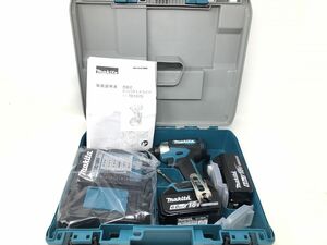  unused goods [makita] Makita rechargeable impact driver TD157DRGX 18V 6.0Ah power tool [. side flat shop ]