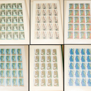 切手 未使用シート シートブック 額面14,440円分 1960〜1970年代 昭和レトロの画像8