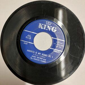 James Brown And The Famous Flames / America Is My Home 7inch