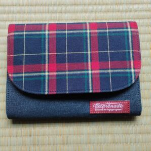 母子手帳 2人用 デニム