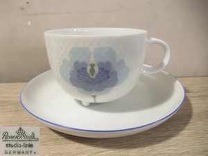 〓 1) Розенталь Розенталь Розенталь Студийная линия/Century Blue Flower Coffee Cup &amp; Buster C &amp; S Tea Cup German Western Tableware ξ