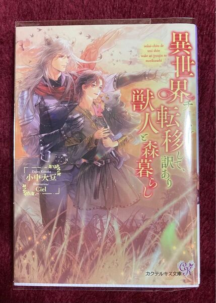 BL小説　小中大豆「異世界チートで転移して、訳あり獣人と森暮らし」