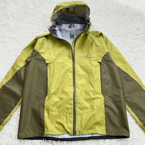 mont-bell モンベル ストームクルーザージャケット レインウェア グリーン メンズ M GORE-TEX ゴアテックス 登山トレッキング 1128256の画像1