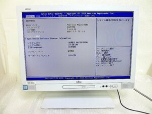 PK16800R★Fujitsu★一体型PC★K558/B★Core i3-9100T・8GB ジャンク