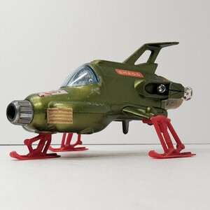 当時物　ディンキー　謎の円盤UFO　UFO インターセプター　ミサイル邀撃機　DINKY TOYS グリーン　ビンテージ　1円〜 1円スタート 041919