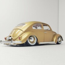 1/18 カスタム　フォルクスワーゲン　ビートル　1955年　オーバル　ローダウン　改造品　ジャンク　ブラーゴ　VW 1円〜 1円スタート 042204_画像2