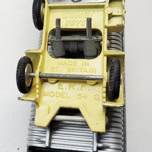 当時物 CORGI E.R.F 64G TRUCK ERF セメントトラック 黄色 ビンテージ コーギー イギリストラックメーカー 1円〜 041811の画像3