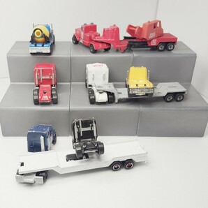 マッチボックス マジョレット コンボイトレーラー アメリカントラック セット big rig ケンワース 他 kenworth nasa 1円〜 042525の画像2